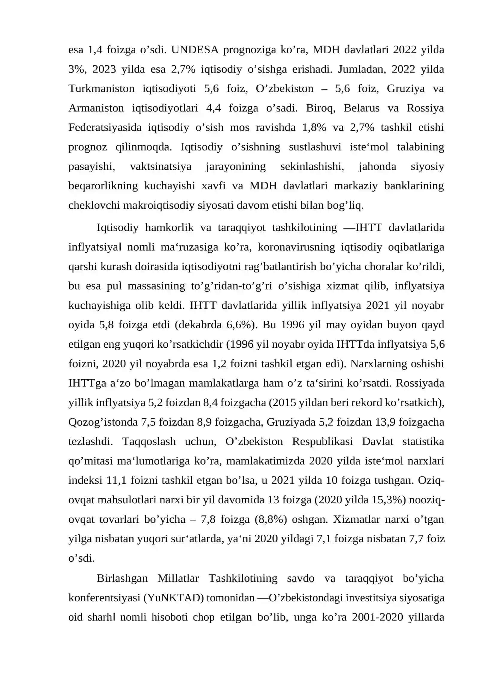 MAKROIQTISODIYOT fanidan KURS ISHI 4