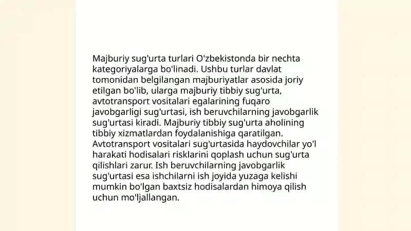 Majburiy sugurta 4
