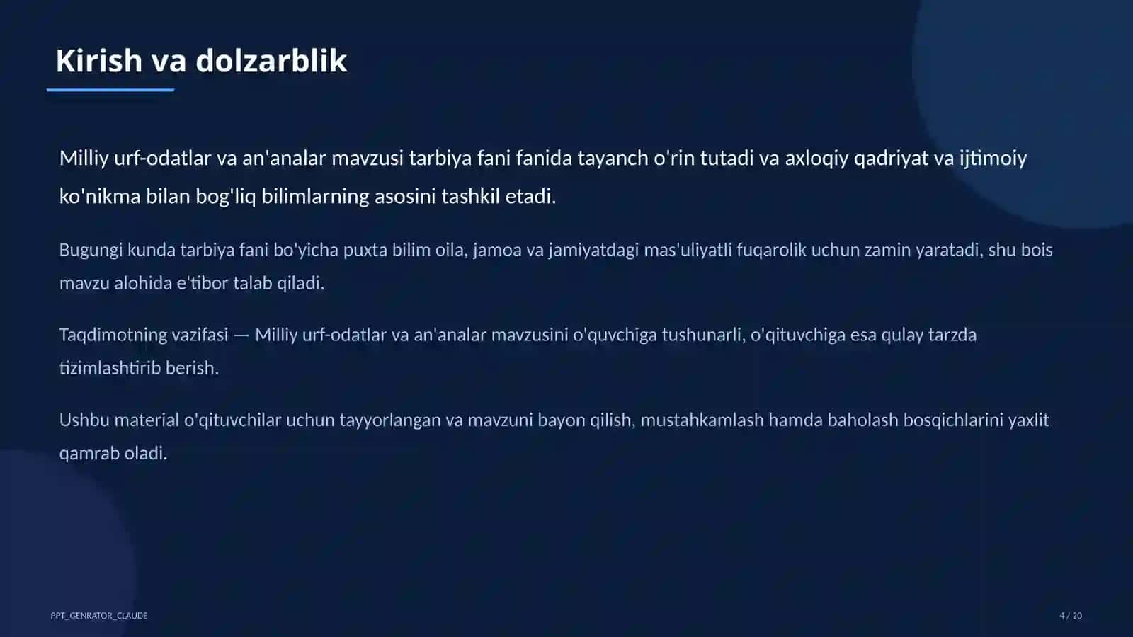 Milliy urf-odatlar va an'analar (5-sinf) 4