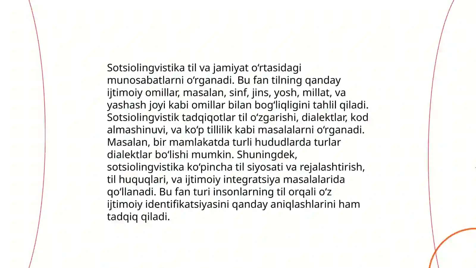 Sotsiolingvistikaning predmeti , maqsadi va vazifalari 4