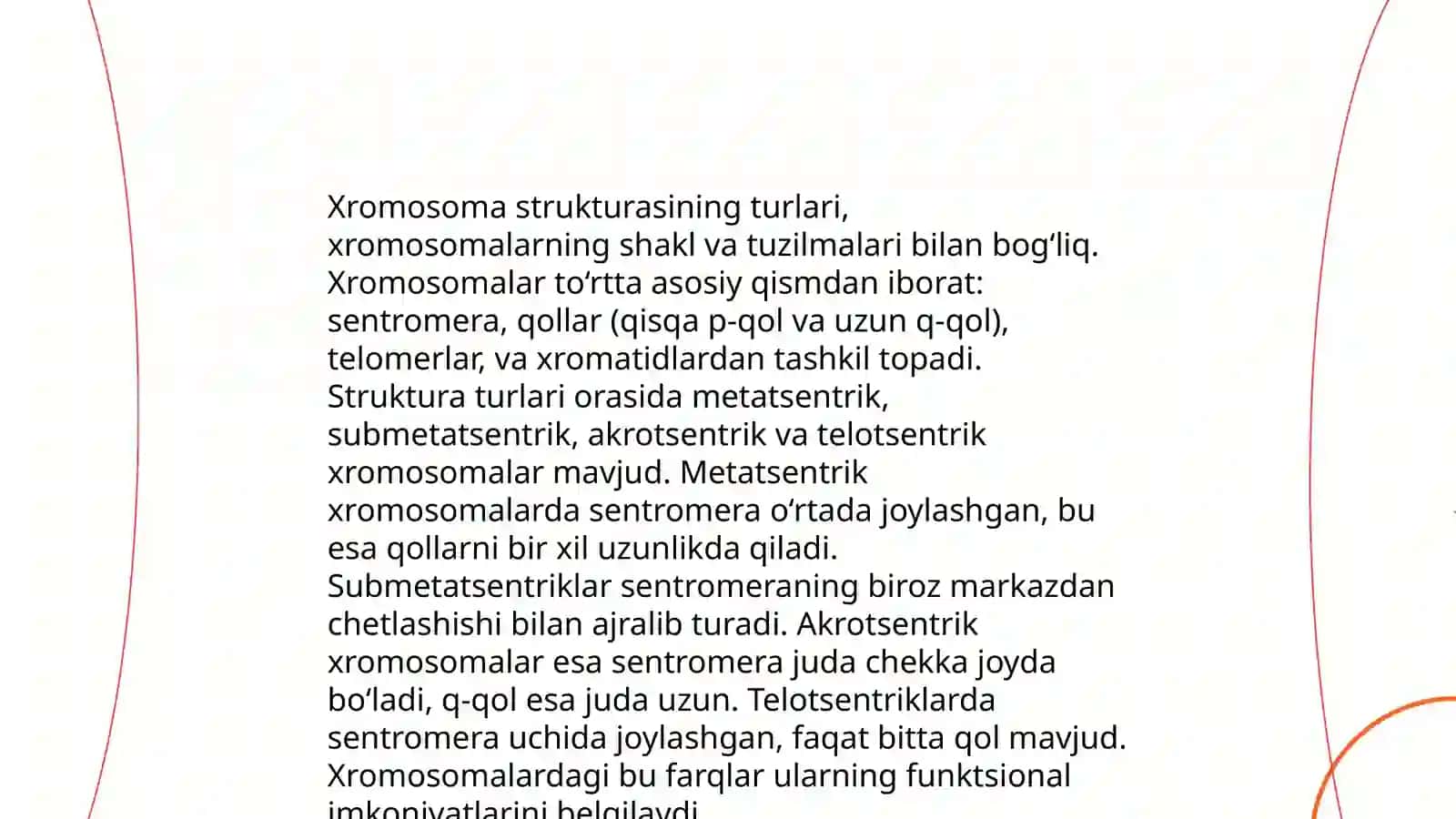 Xromosomaning morfologiyasi va molekulyar tuzilishi Mobil genetik elementlar 4