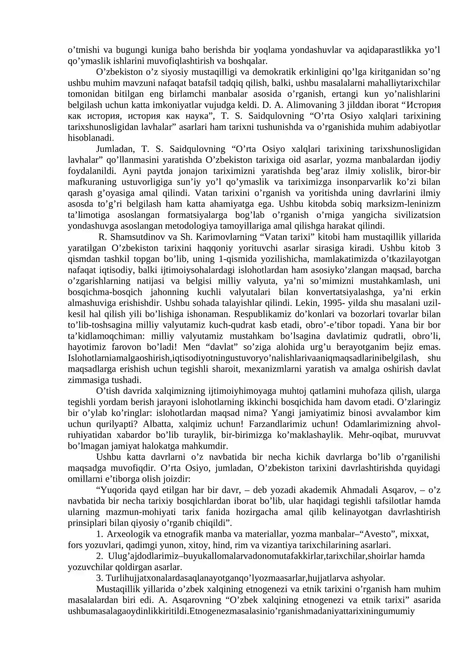 MAVZU 8. MUSTAQILLIK YILLARIDA O’ZBEKISTONDA TARIX FANINING RIVOJLANISHI 4