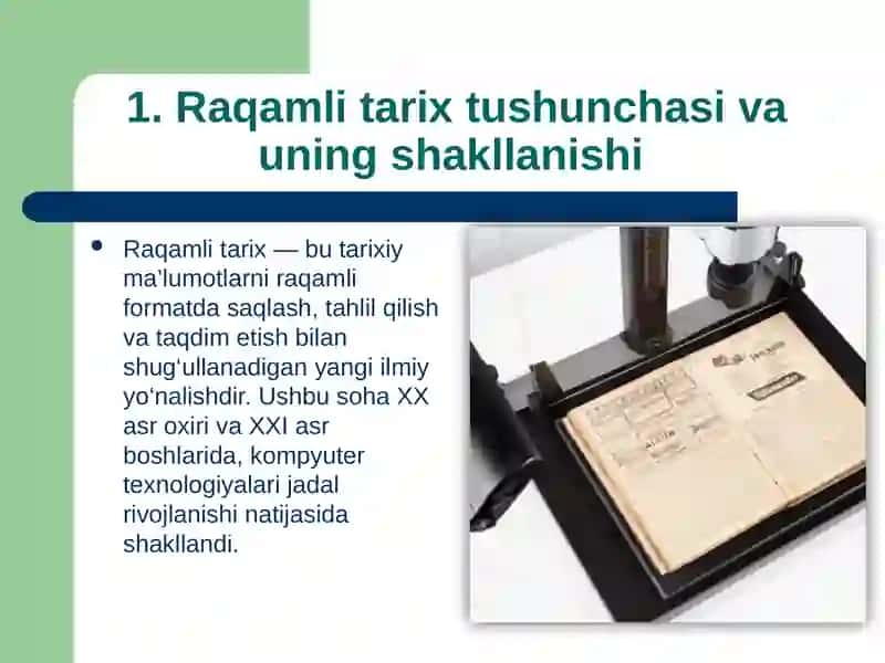 XXI asrda raqamli tarix 4
