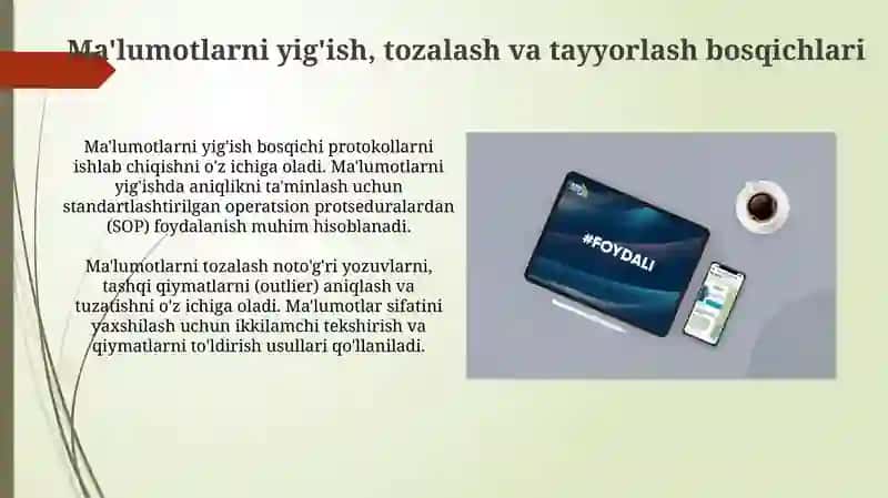 Tibbiy-biologik tadqiqotlarda statistik ma'lumotlarni qayta ishlash usullari 4