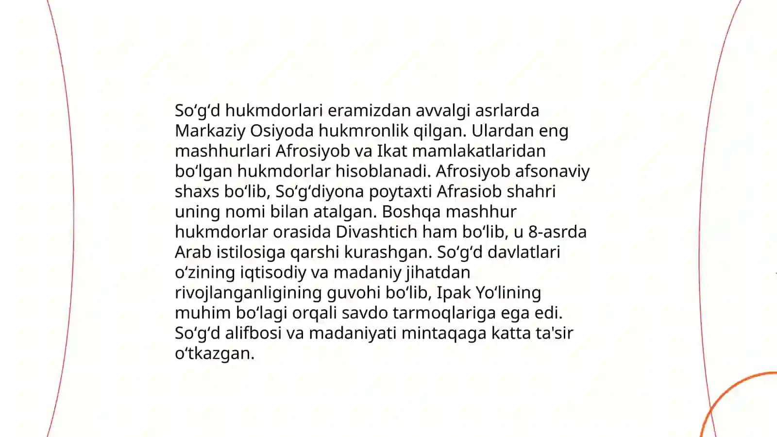 Soʻgʻd hukmdorlari sulolalari Jahongir Rustamaliyev 4