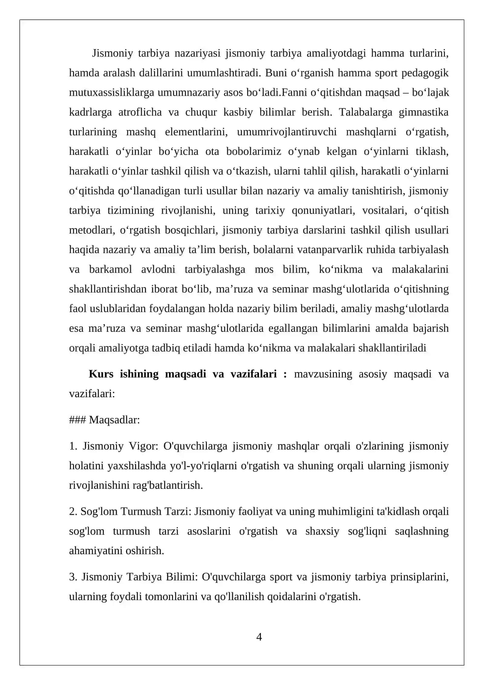 Jismoniy madaniyat nazariyasi va metòdikasi 4