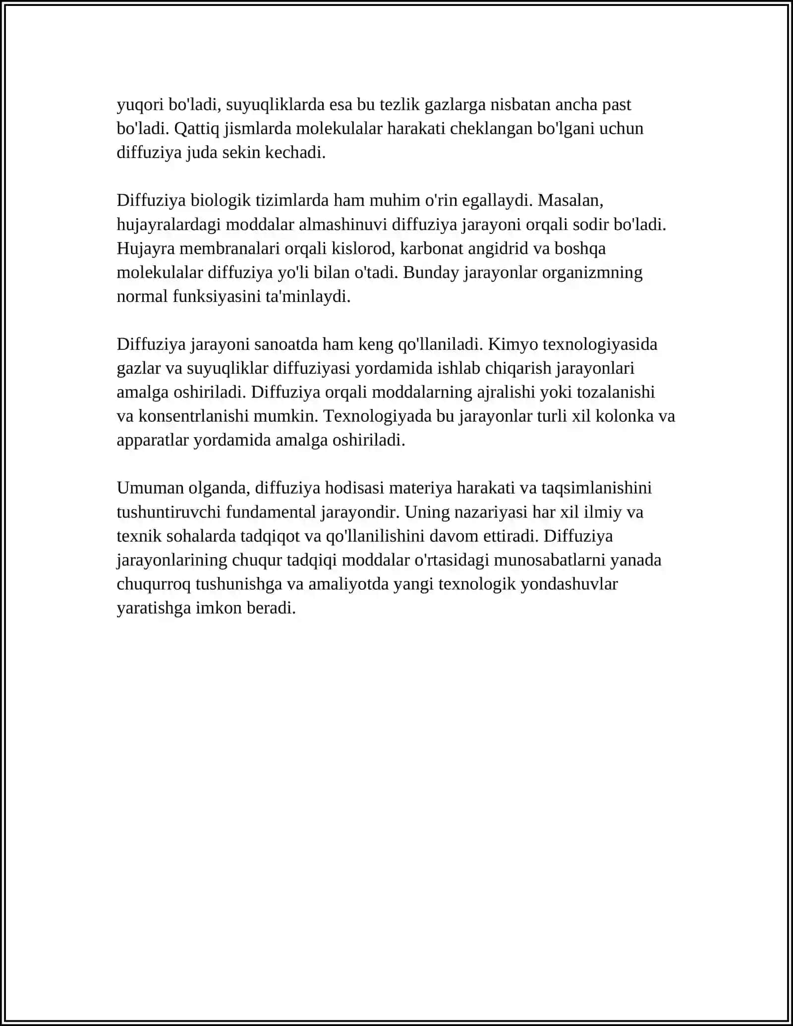 QATTIQ JISMLARDA DIFFUZIYA HODISALARI 4