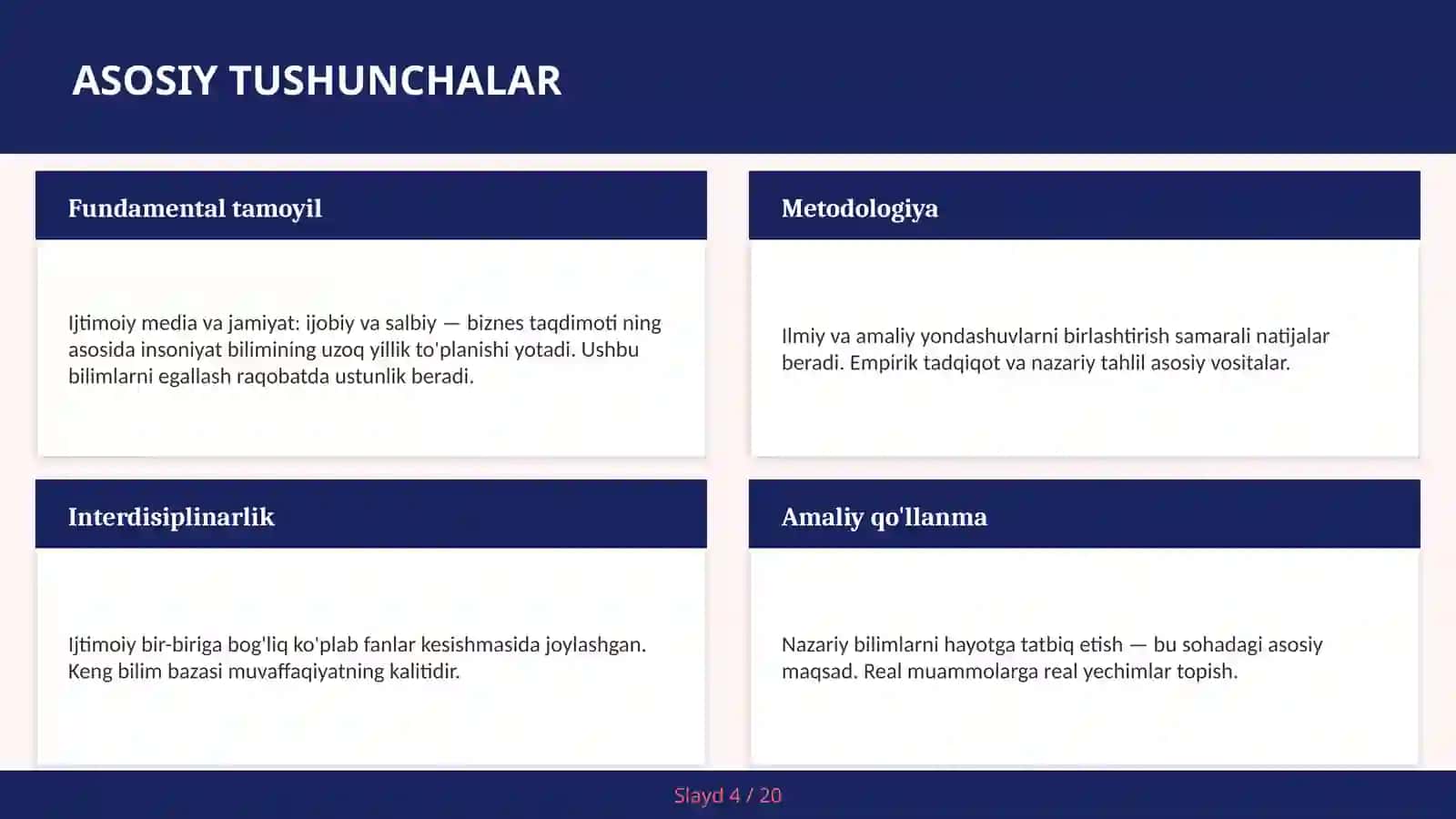 Ijtimoiy media va jamiyat: ijobiy va salbiy — biznes taqdimoti 4