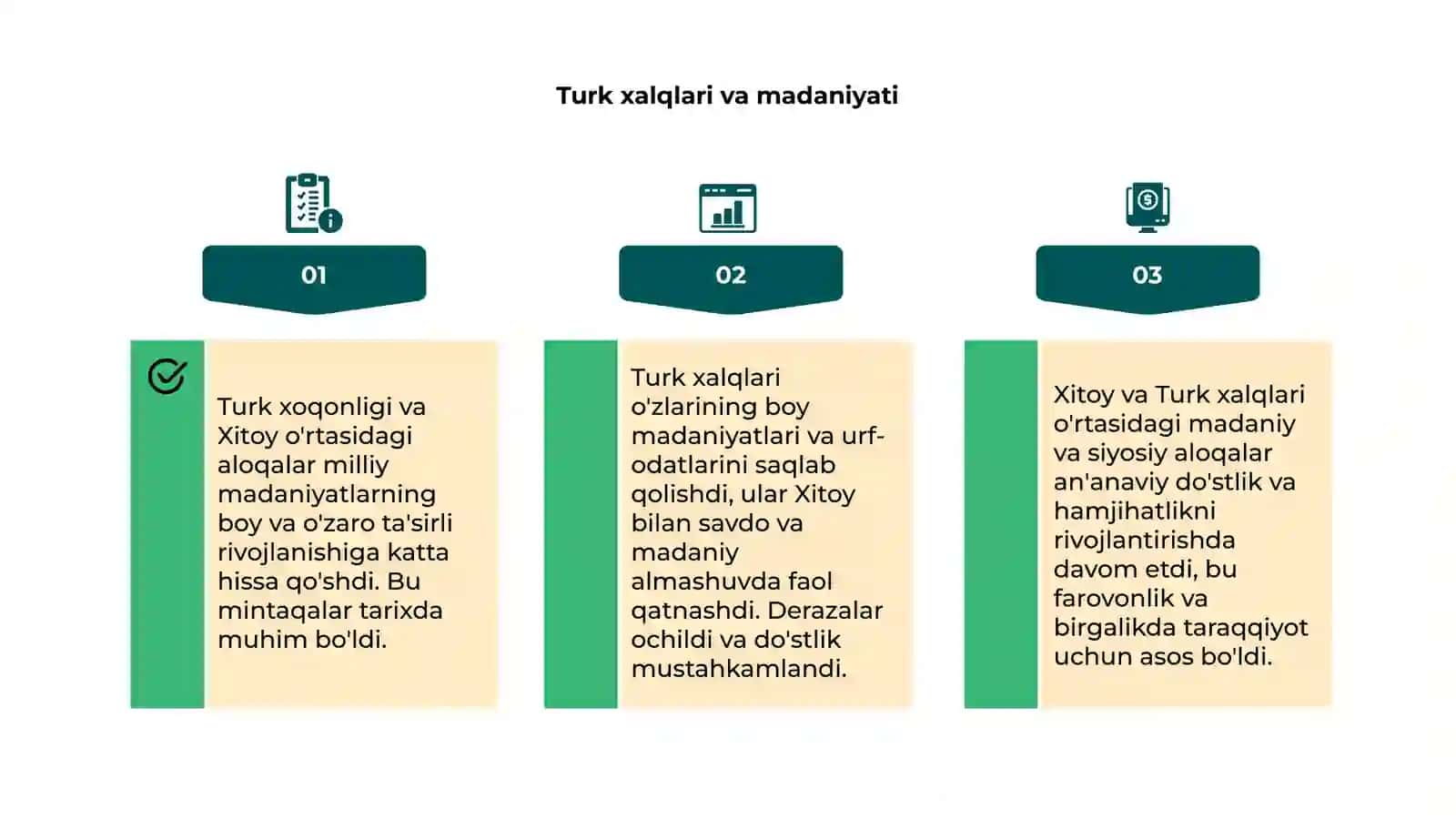 Turk xoqonligi va Xitoy haqida slayd 4