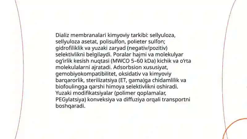 Kolloid sistemalarni dializ yo‘li bilan tozalash 4