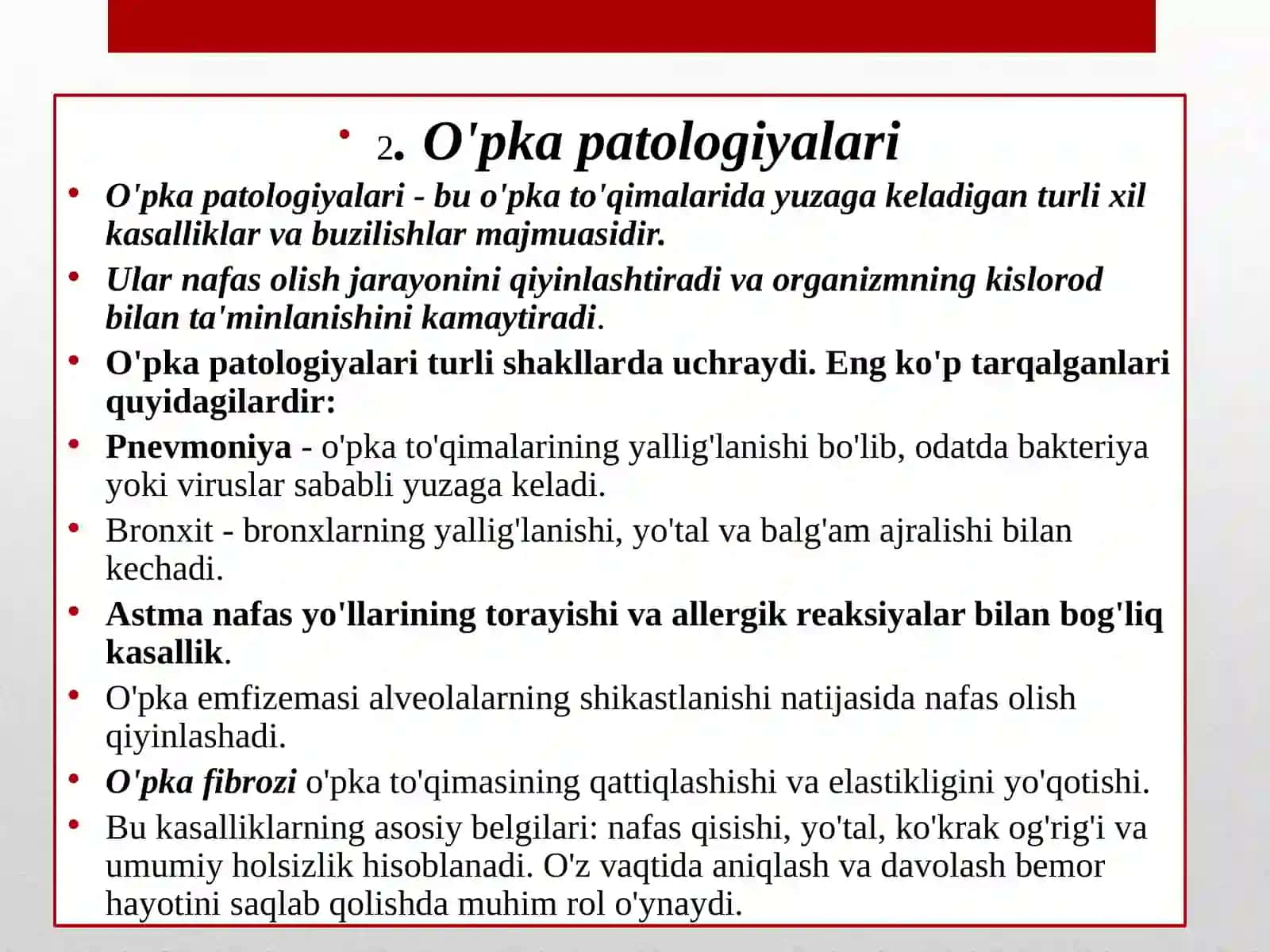 O'pkapatalogikAnatomiya 4