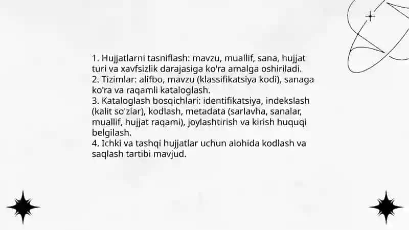 Ichki va tashqi hujjatlar 4
