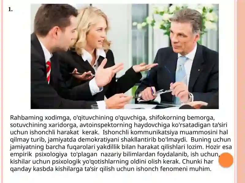 Rasmiy uchrashuvlar uchun psixologik tayyorgarlik 4