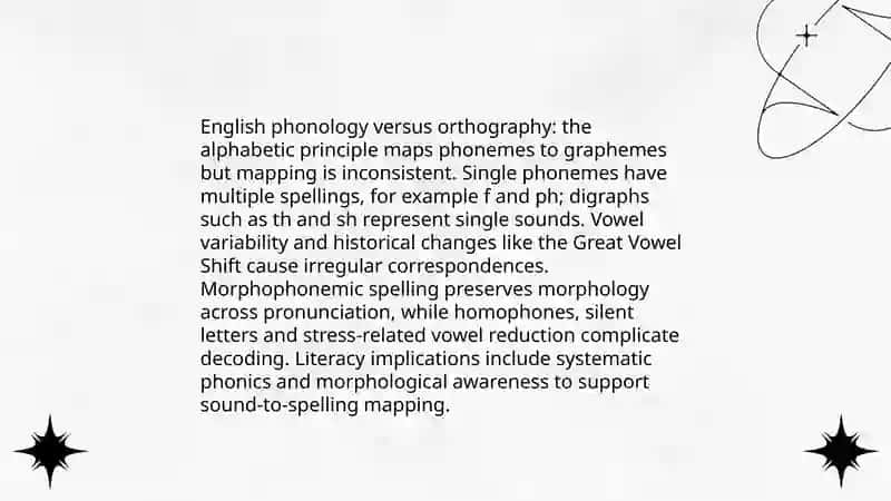 The relation between speech and writing 4