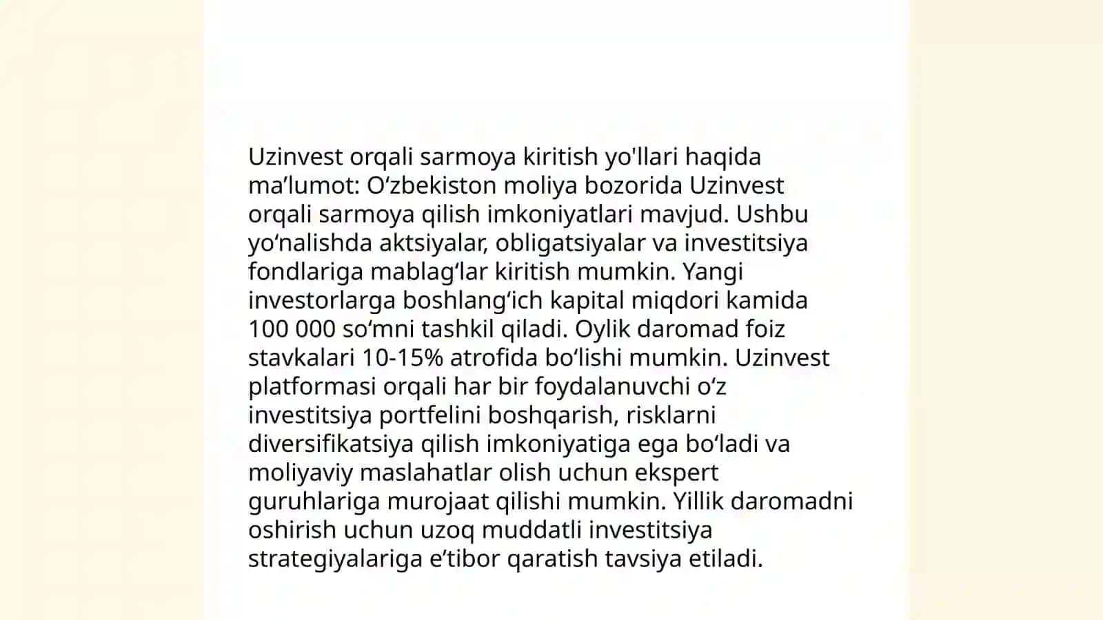 Uzinvest 4