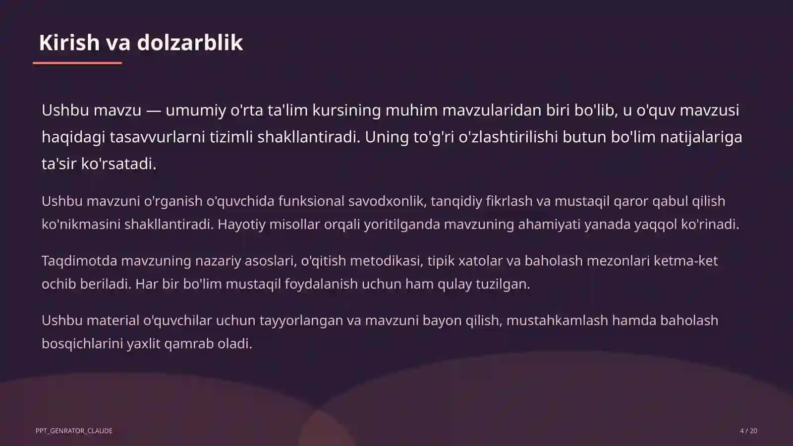 Dolzarb mavzular 4