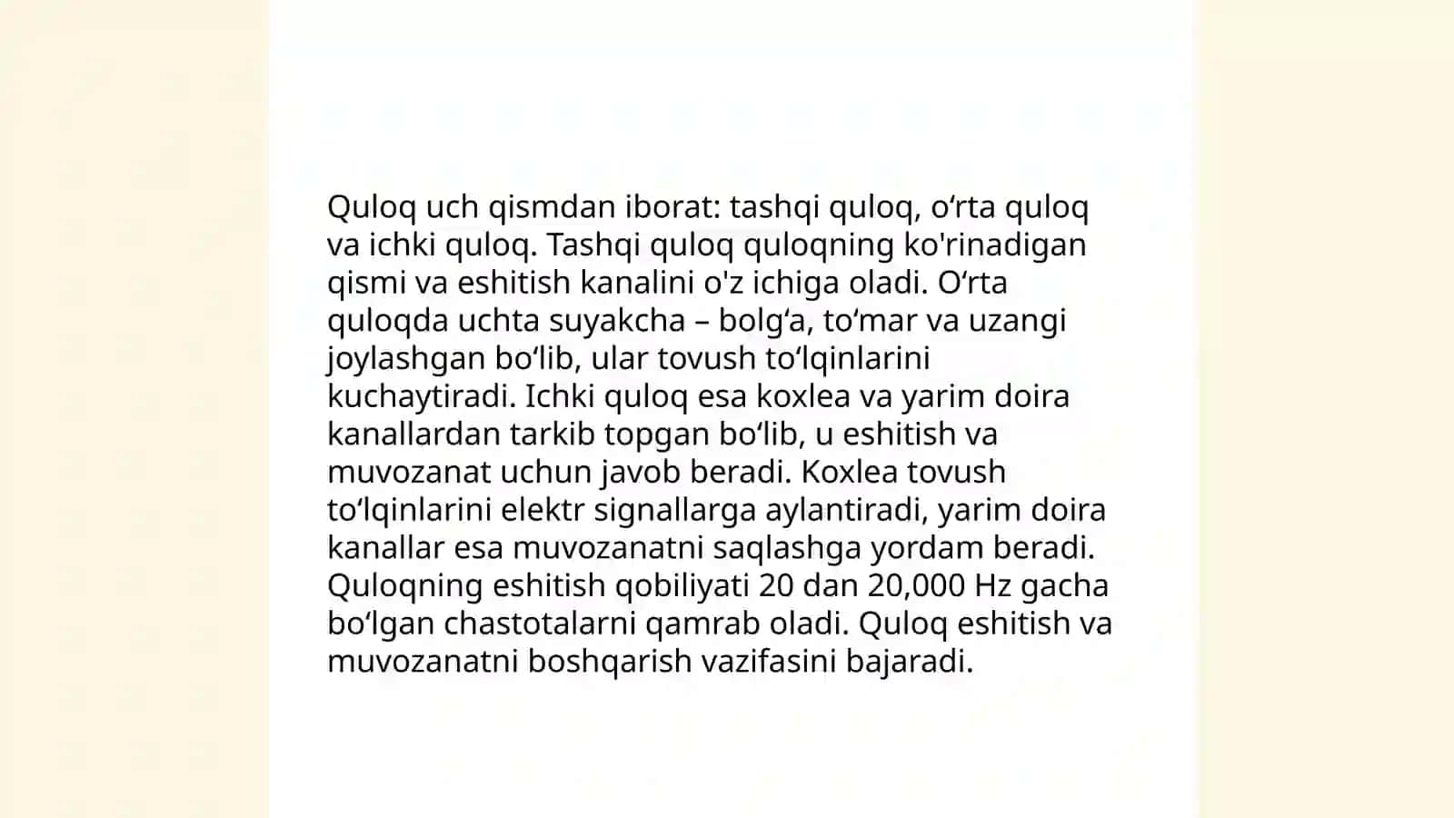 Koʻrish va eshitish organlarining xususiyati va gigienasi 4