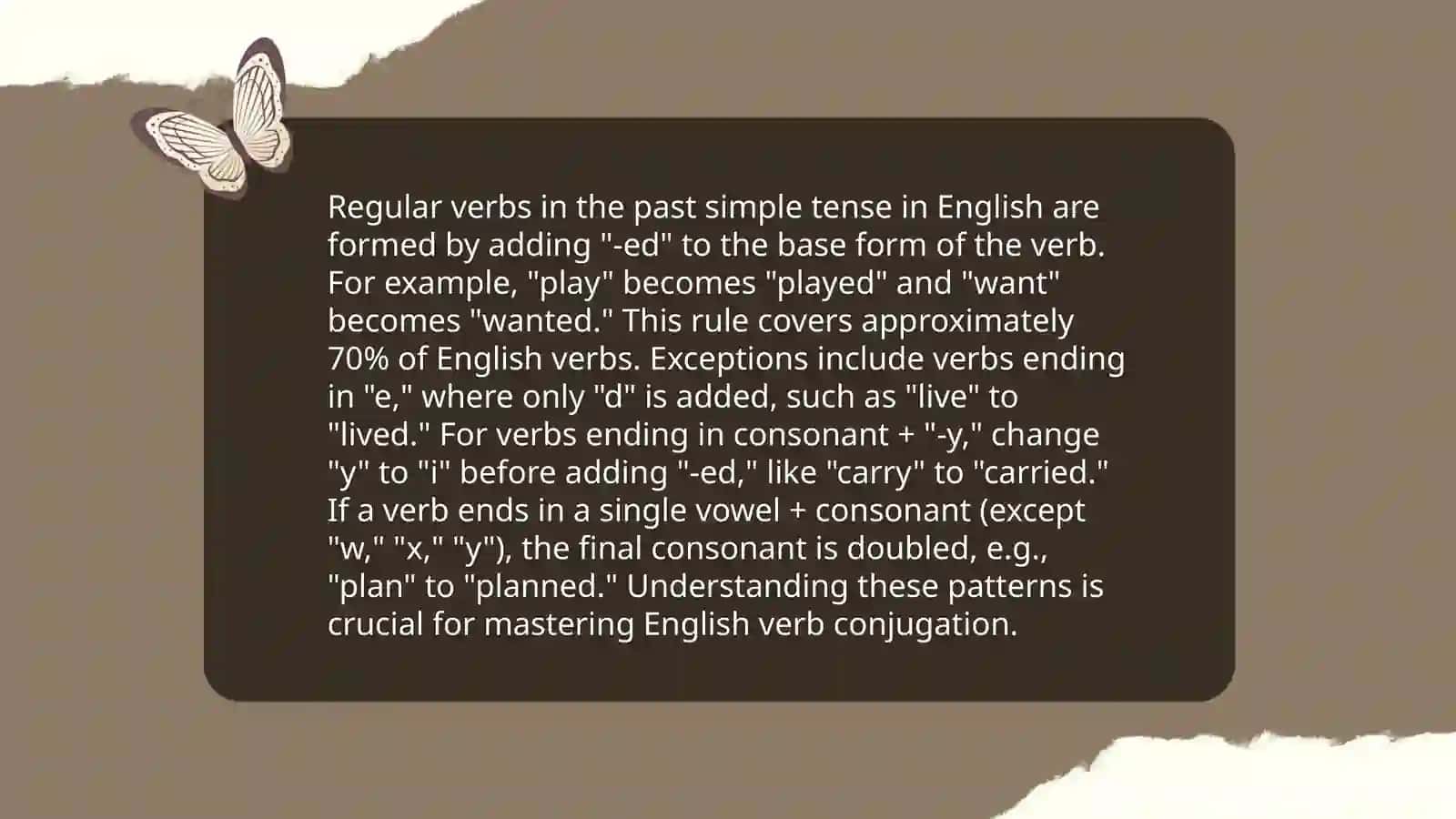 Past Simple 4