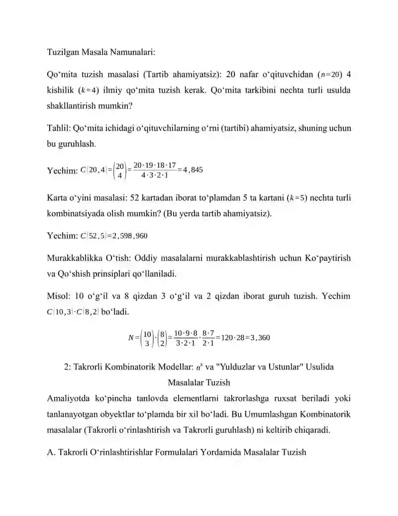 Kombinatorika 4
