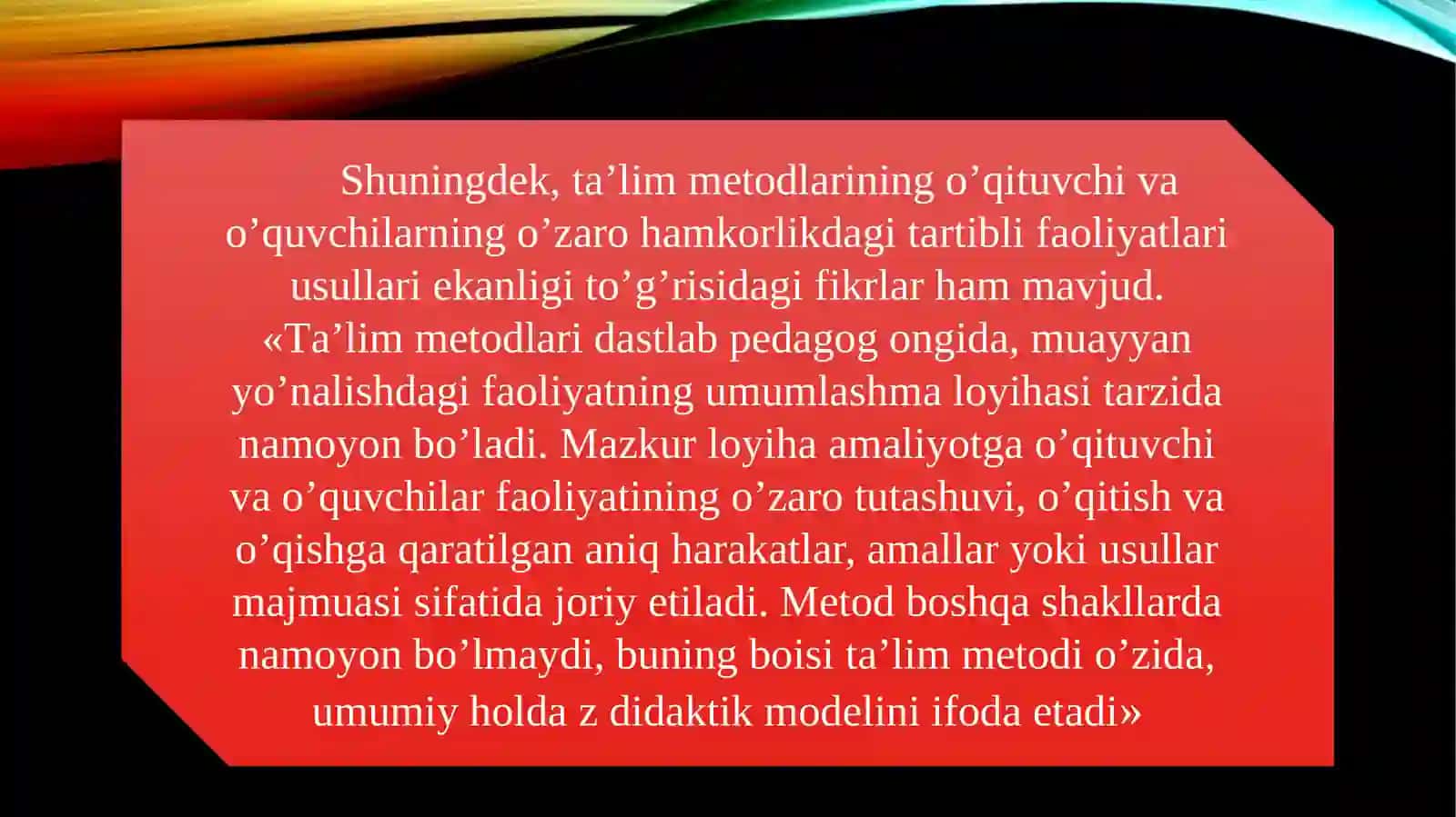 Ta'lim Metodlari 4
