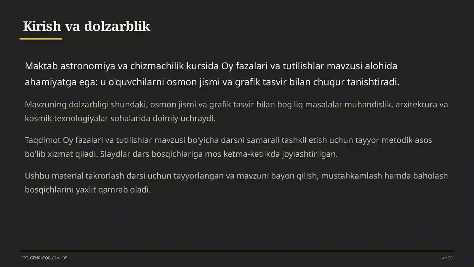 Oy fazalari va tutilishlar (9-sinf) 4