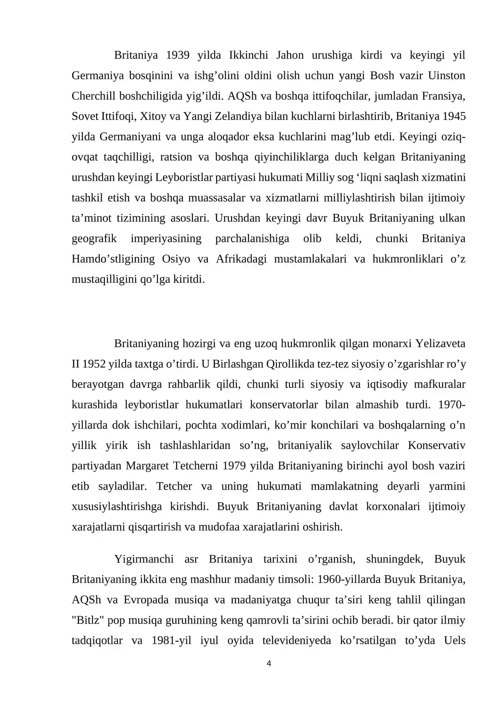 XX ASRDA BUYUK BRITANIYANING ICHKI VA TASHQI SIYOSATI 4
