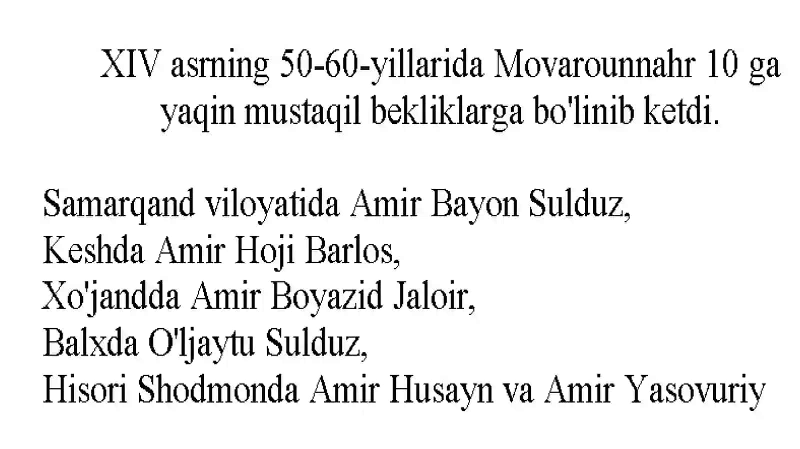 AMIR TEMUR VA TEMURIYLAR DAVRI TARIXIY GEOGRAFIYASI 4