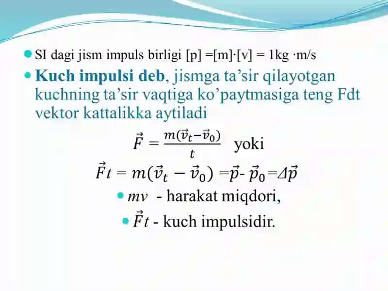 QATTIQ JISMLARNING AYLANMA HARAKAT DINAMIKASI 4