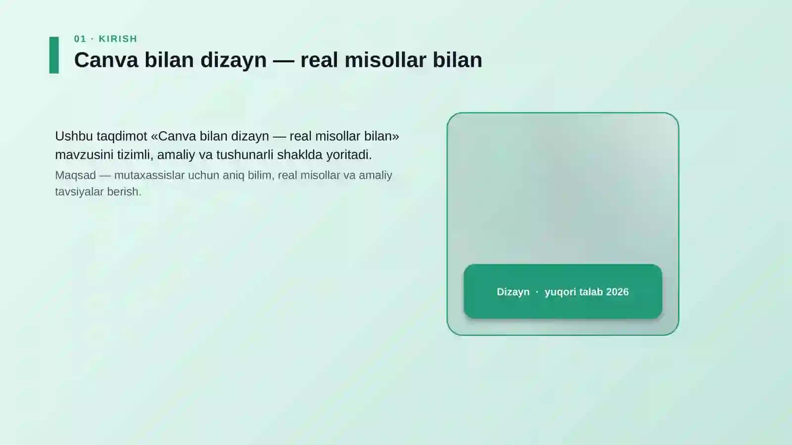 Canva bilan dizayn — real misollar bilan 4
