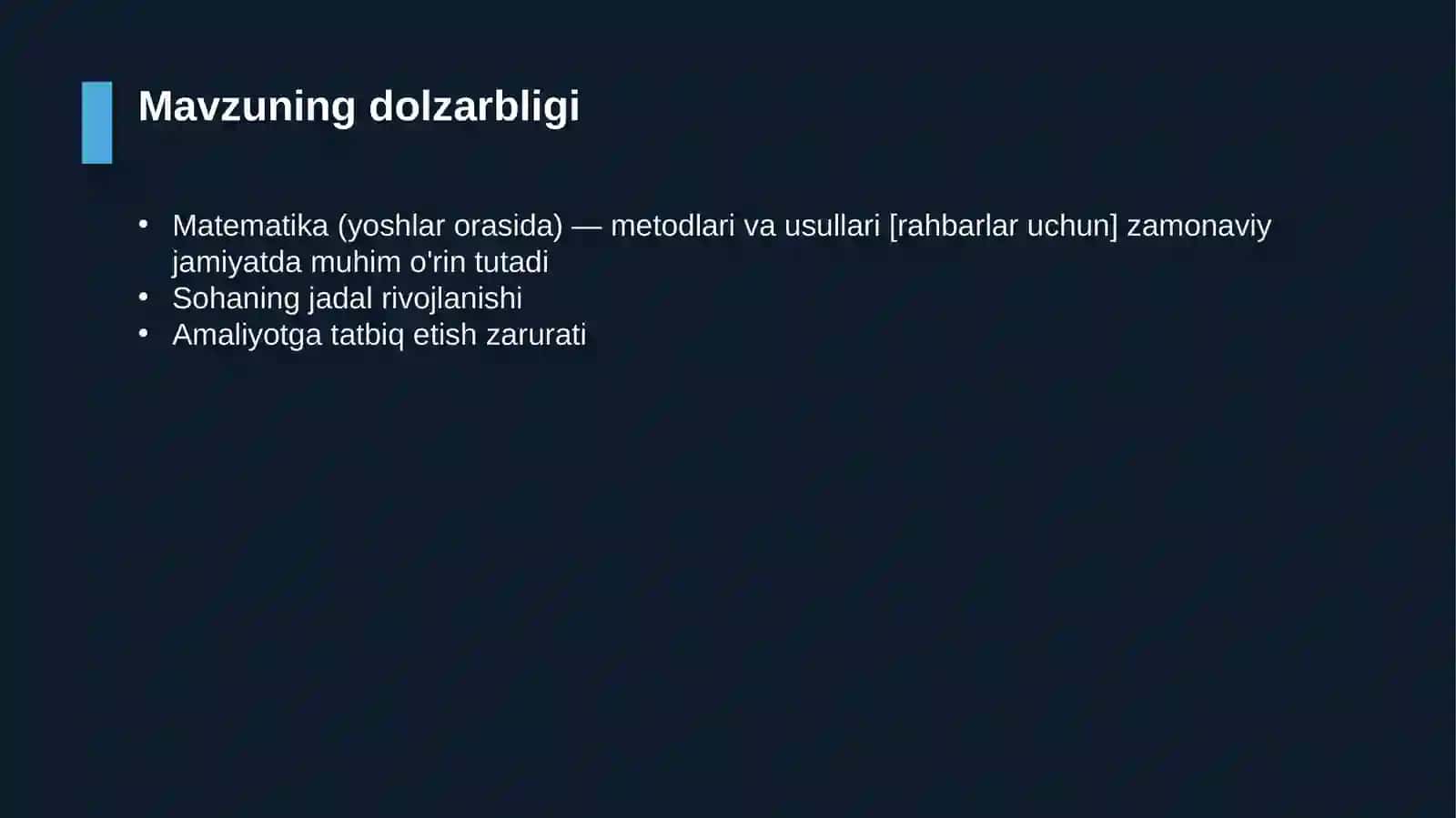 Matematika (yoshlar orasida) — metodlari va usullari [rahbarlar uchun] 4