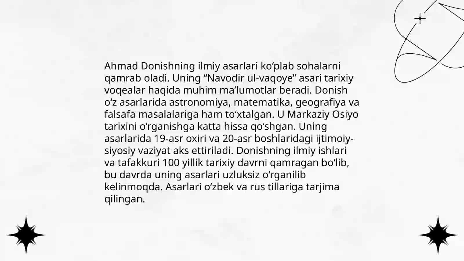 Ahmad Donish haqida 4