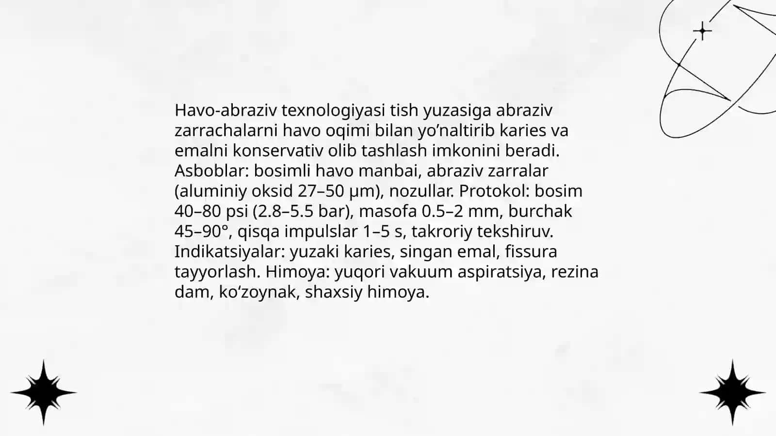 Tish qattiq to'qimasini charxlashning minimal invaziv usullari 4