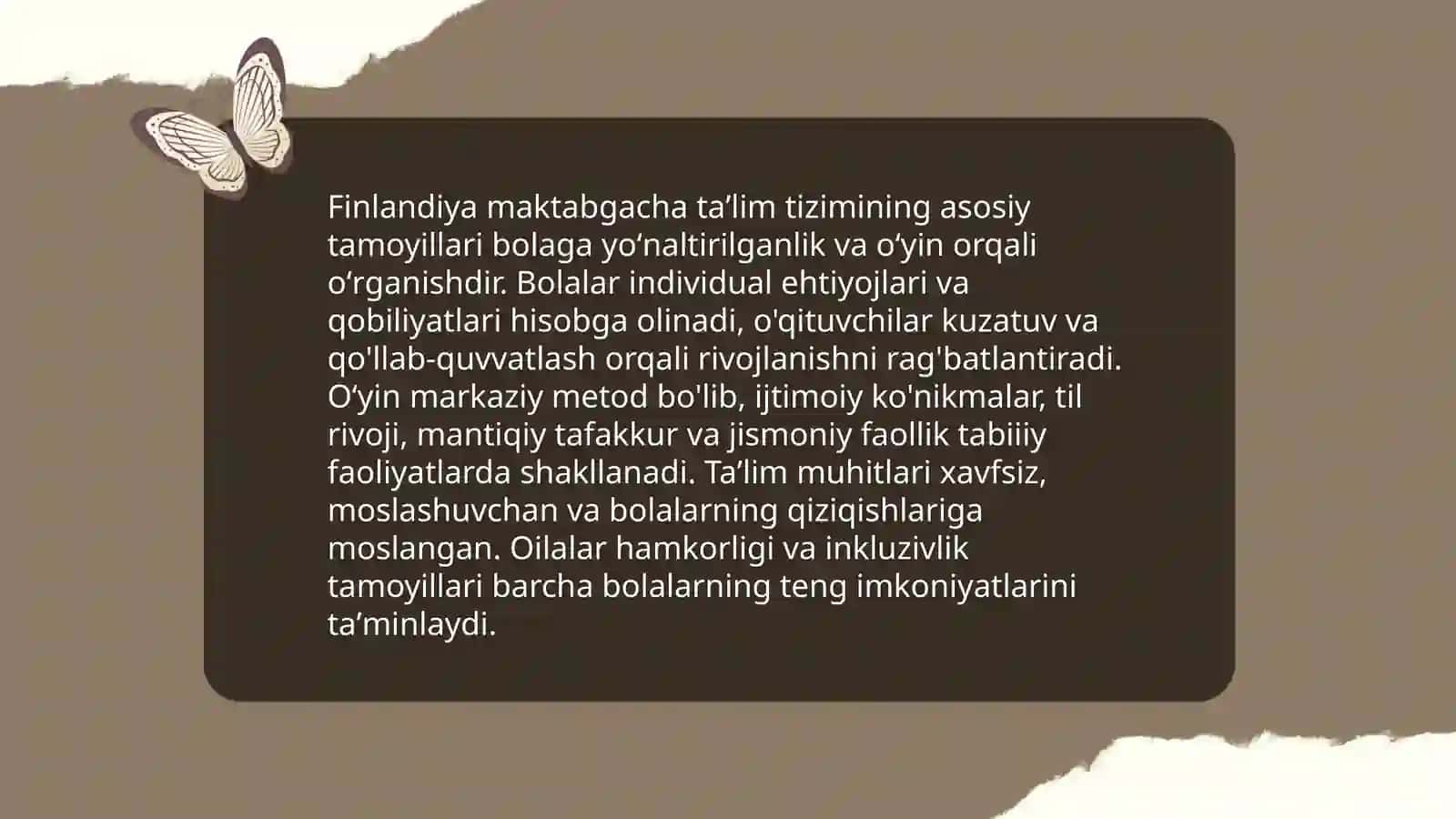 Fillandiya maktabgacha taʼlim tizimi 4