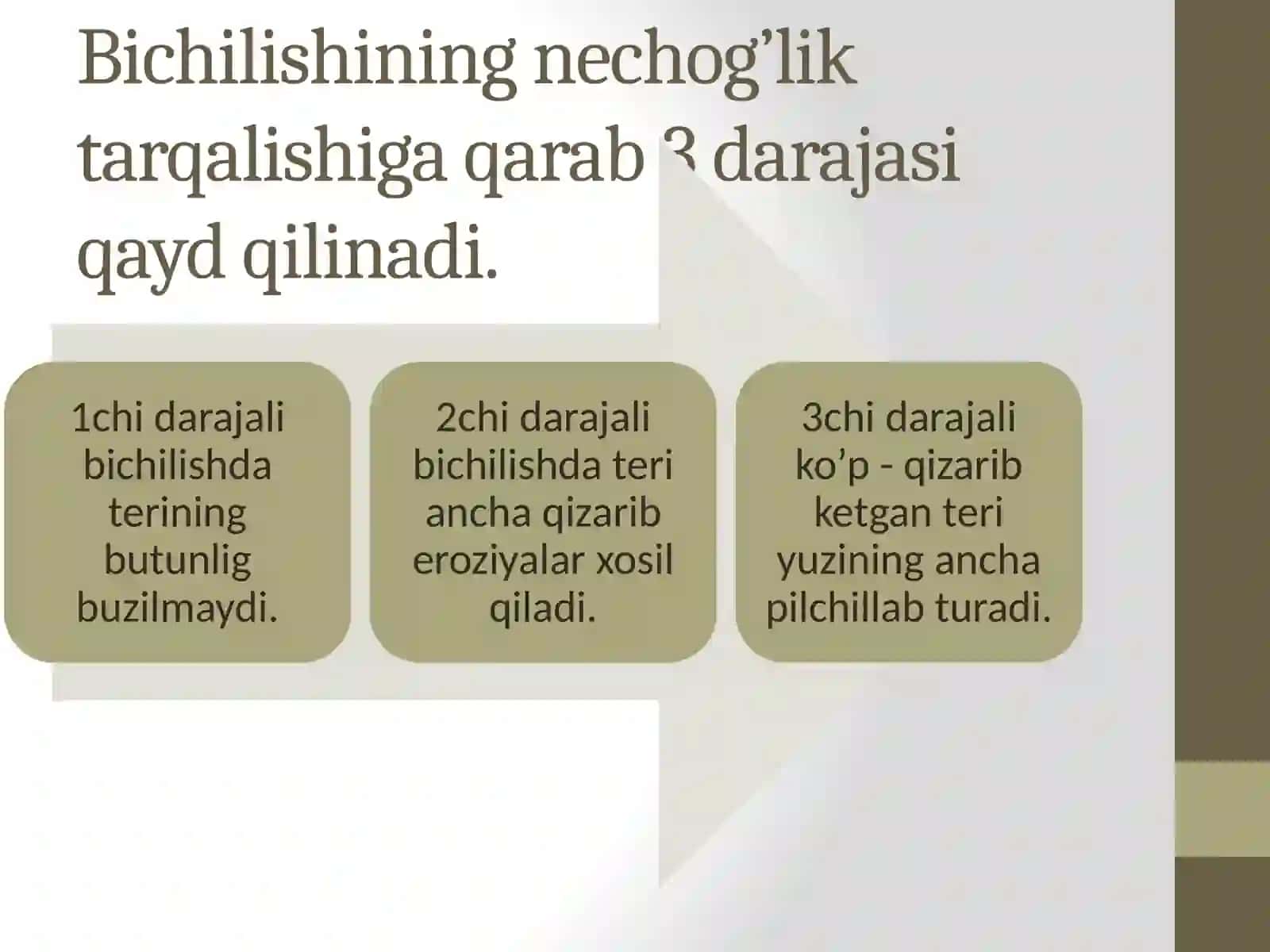 Terini bichilishi va pufakcha hosil bo’lishi(ekzema) 4
