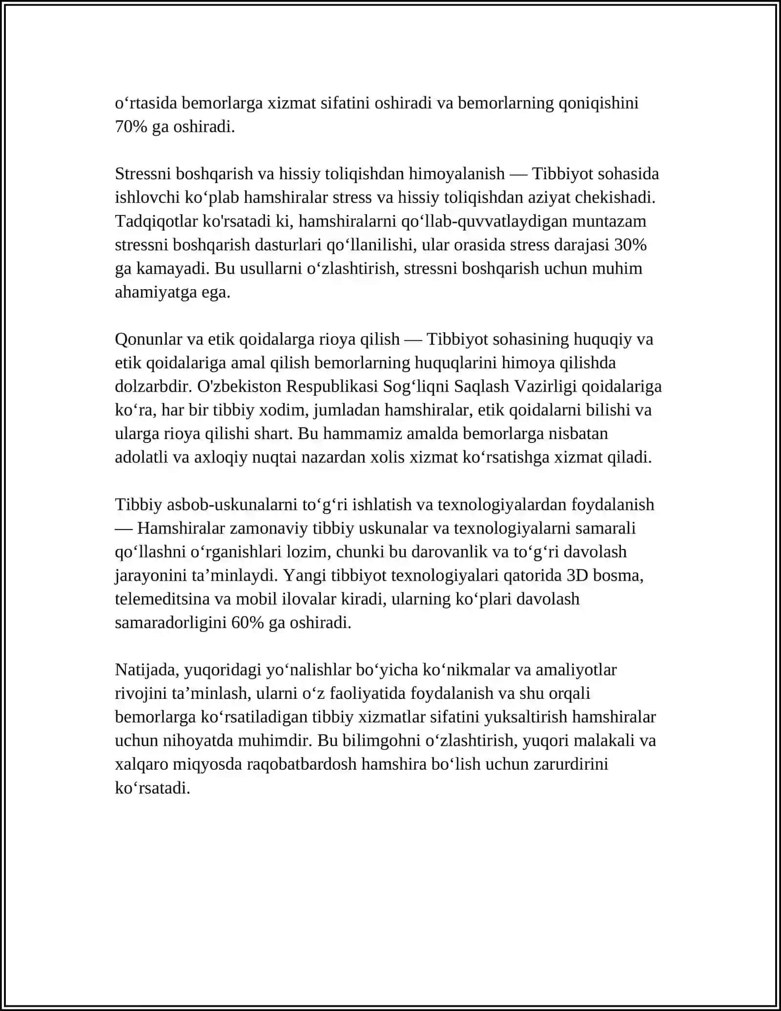 SINO MED TEXNIKUM MUSTAQIL ISH 4