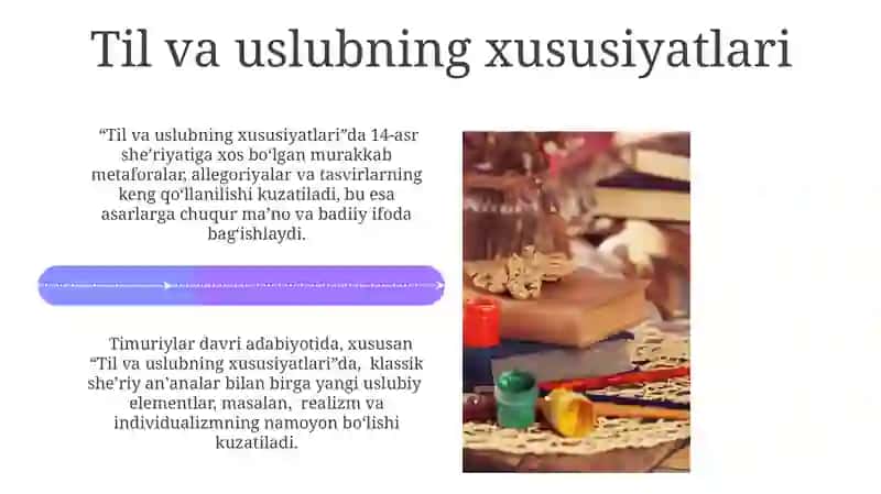 Temuriylar davri adabiyotida mavzu, gʻoya va janr rang barangligi 4
