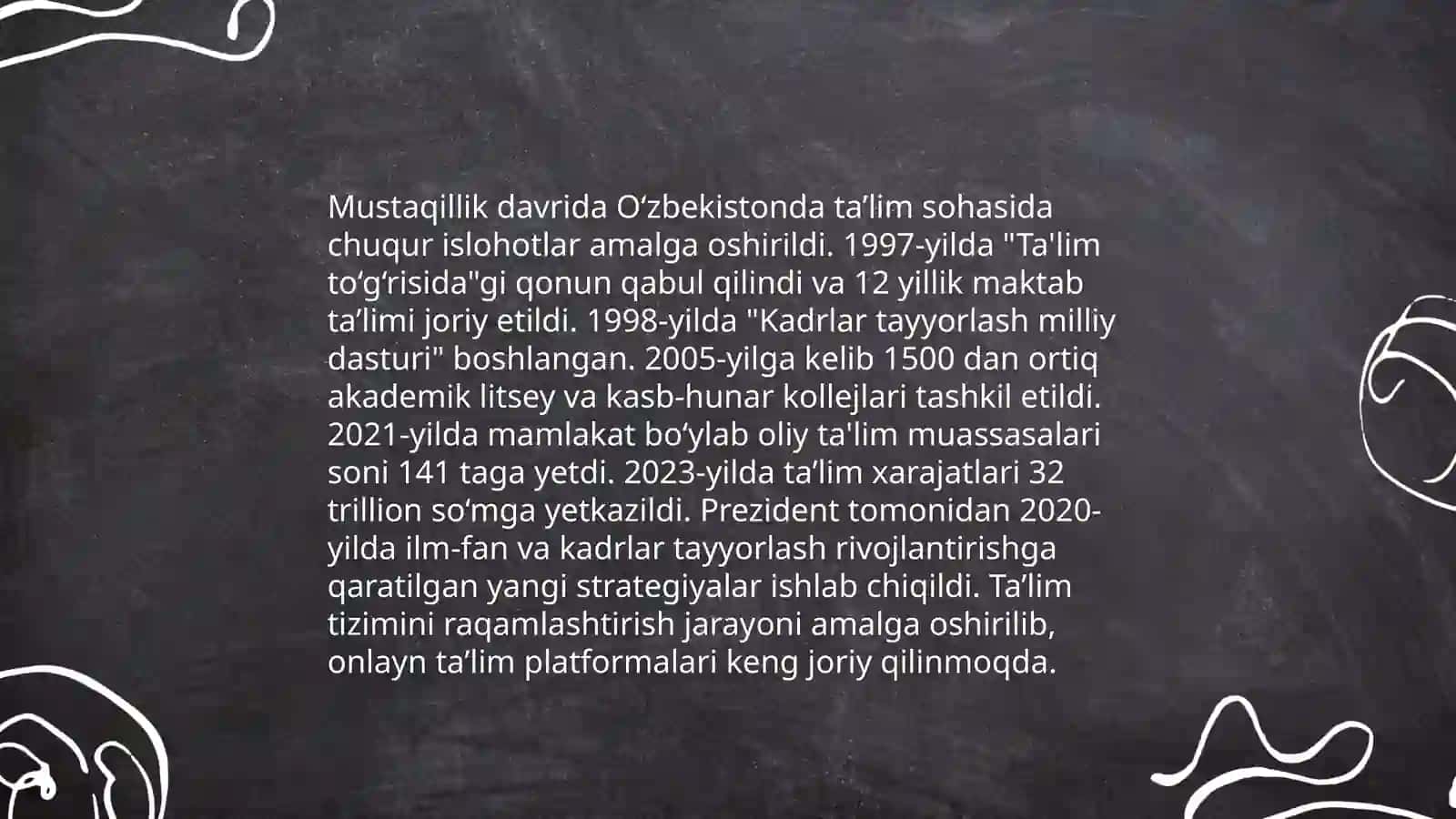 O'zbekistonda talim rivojining oziga xos xususiyati 4