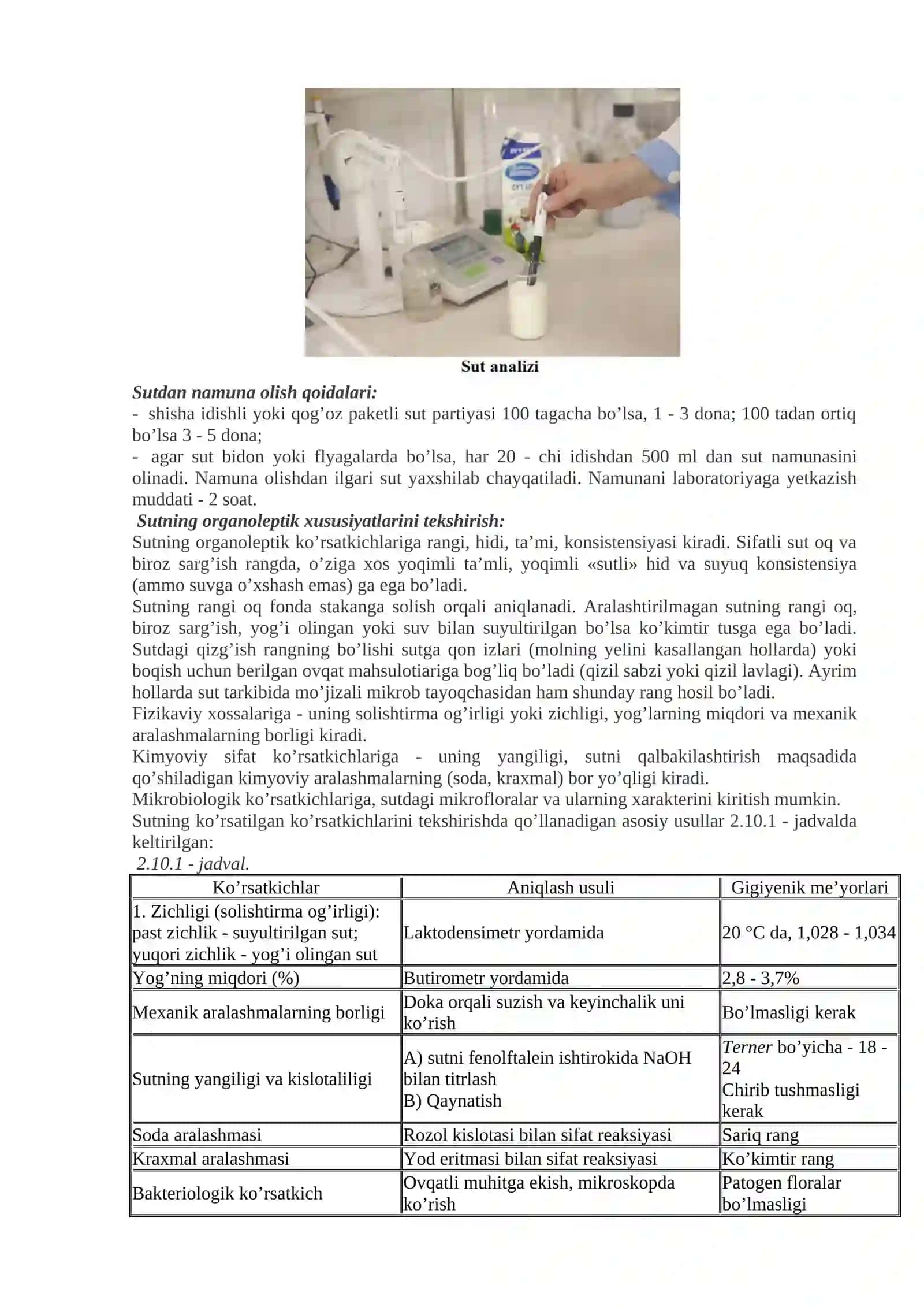 Ovqat mahsulotlarining sifatini gigiyenik baholash. Ovqatdan zaharlanishlar va ularni oldidni olish 4