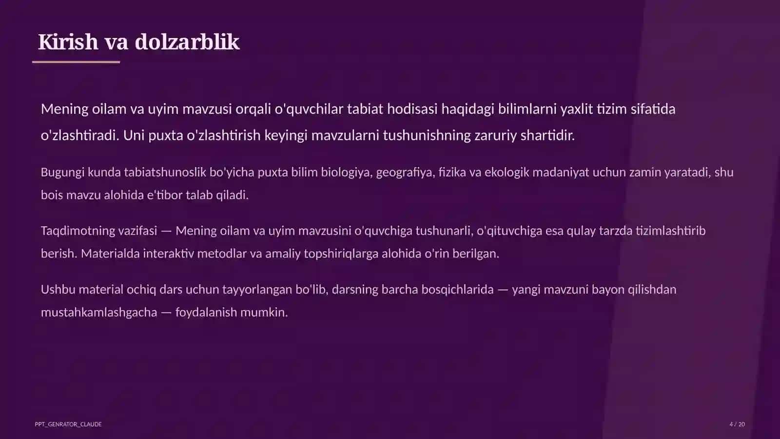 Mening oilam va uyim (1-sinf) 4