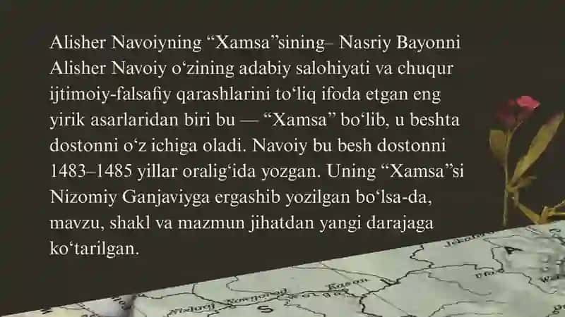 Xamsa dostoni 4