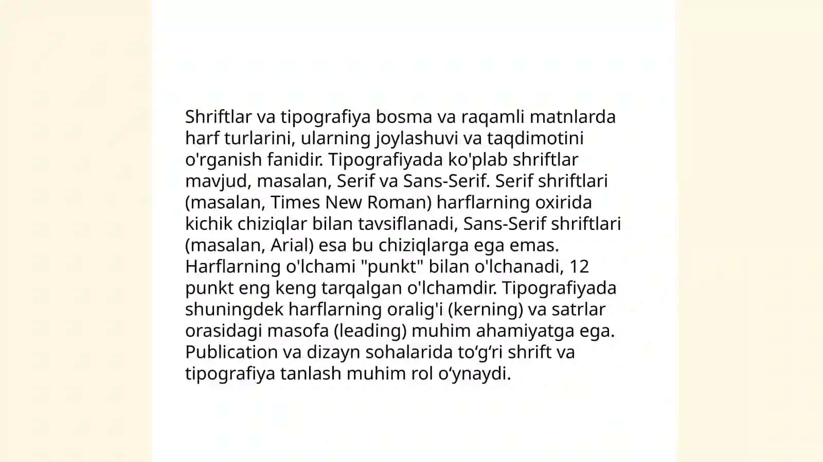 CSS da matnga stil berish 4
