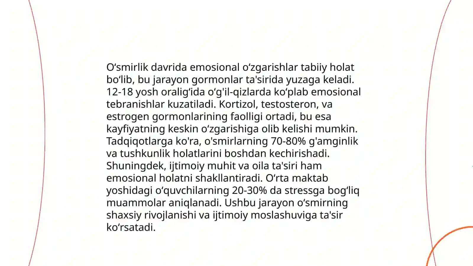 Oʻsmirlik davrida psixik rivojlanishning umumiy tavsifi 4
