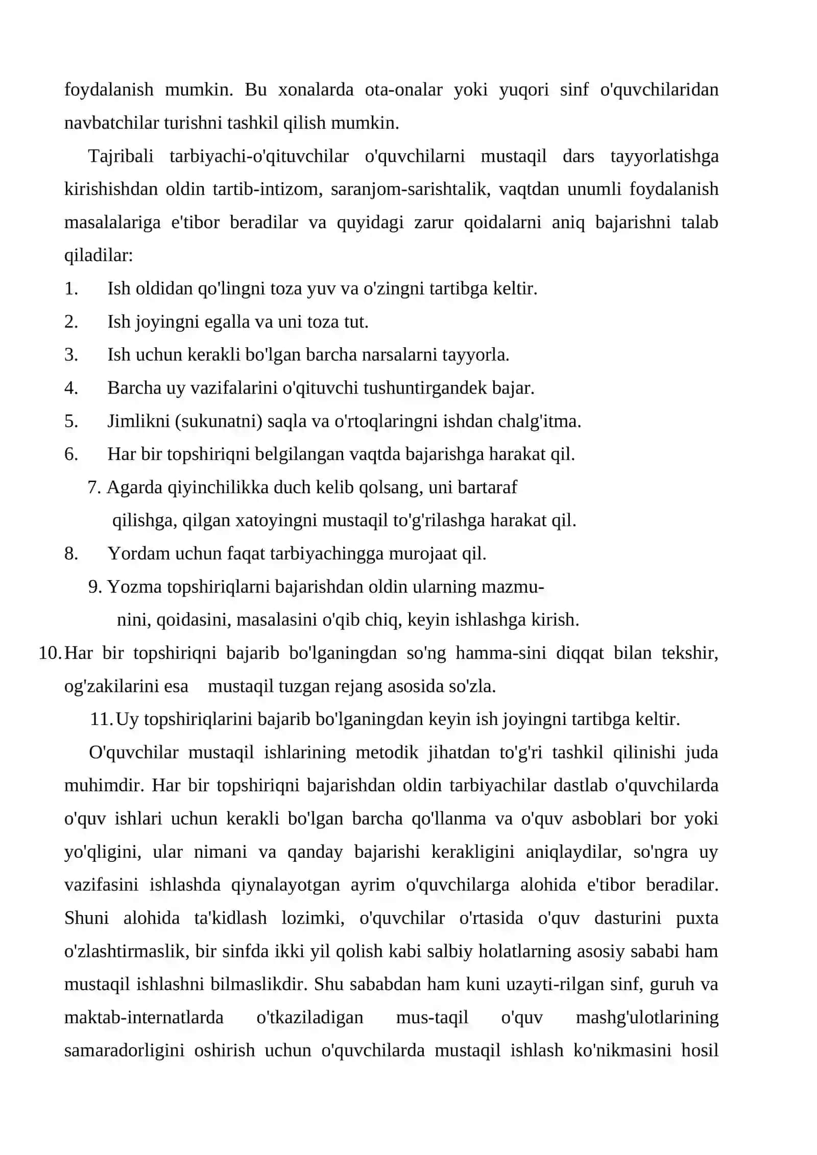 Sinf va guruhlar ishiga pedagogik rahbarlik qilish 4