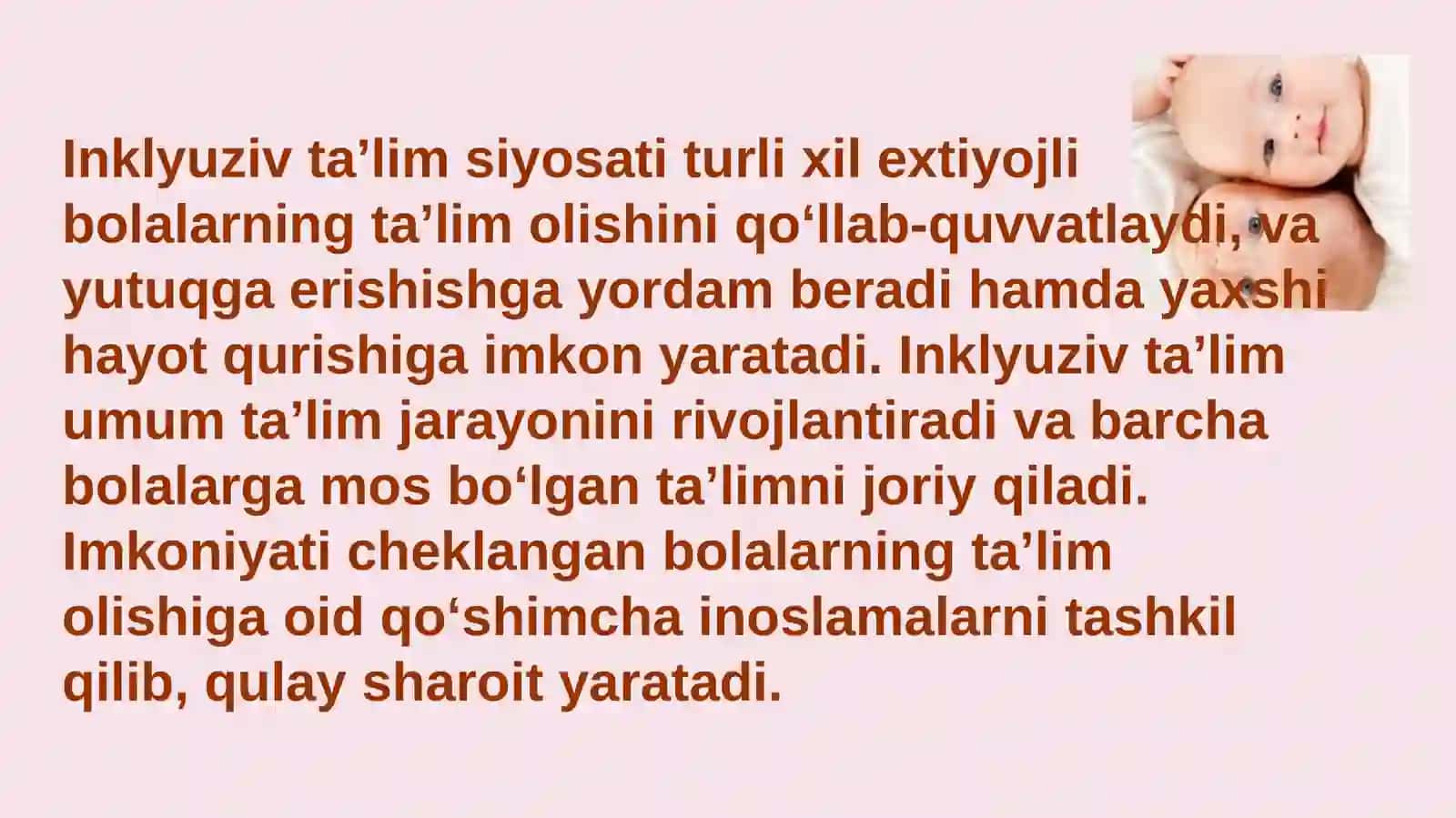 Inklyuziv ta'lim modellari: tahlil va xususiyatlar 4
