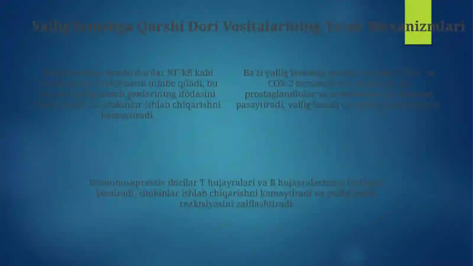 Ateroskleroz yalig'lanishga qarshi vositalar 4