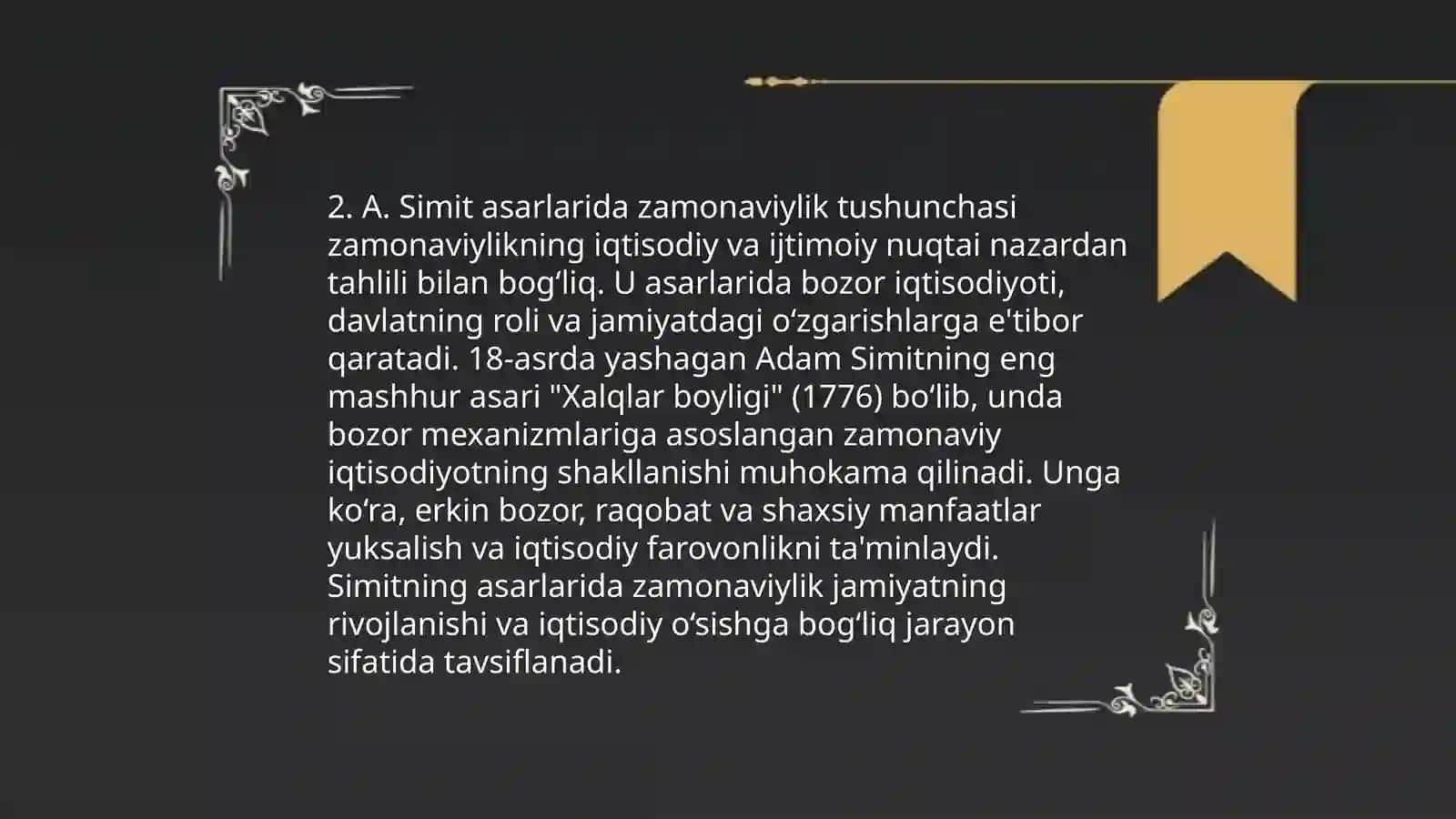 A. Simit va hozirgi zamon 4