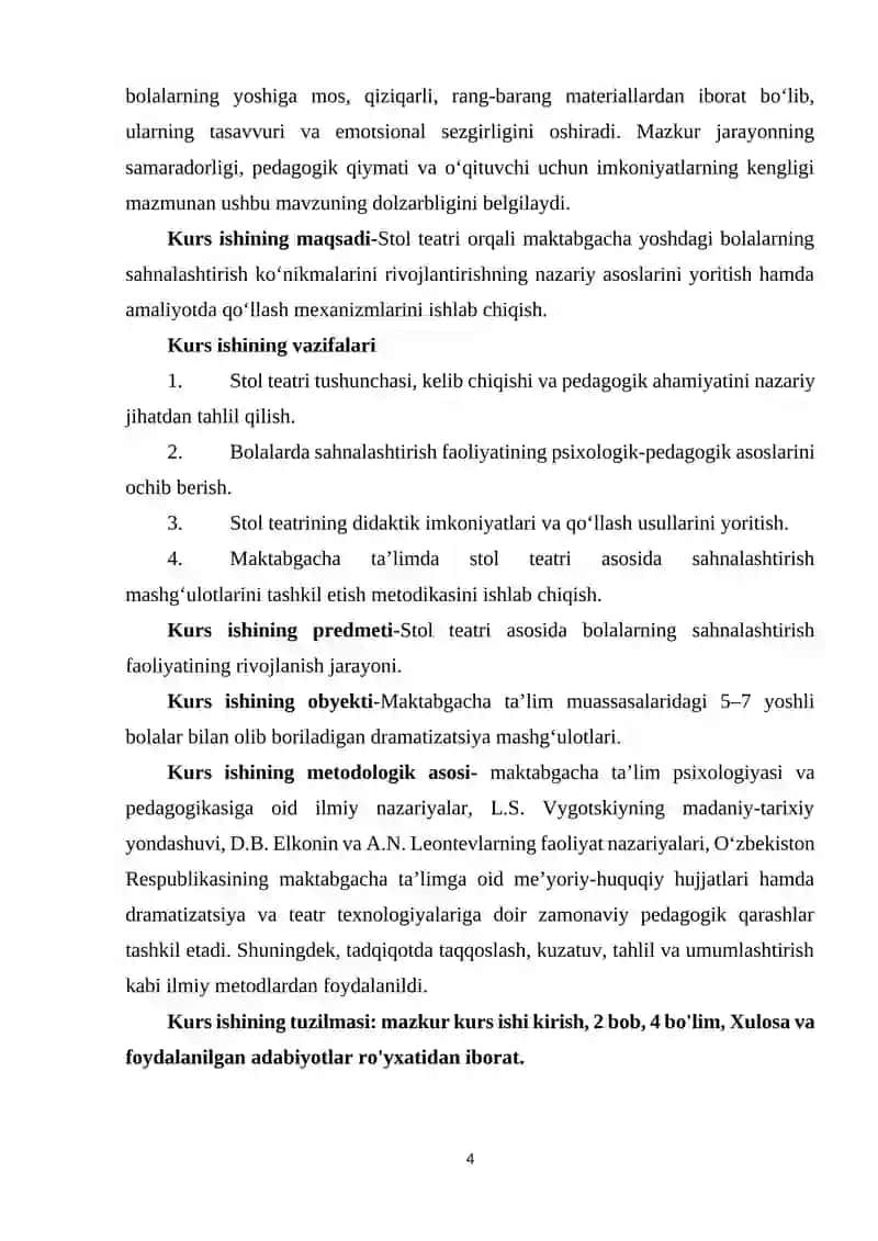 Stol teatri orqali bolalar sahnalashtirish ko’nikmalarini rivojlantirish 4