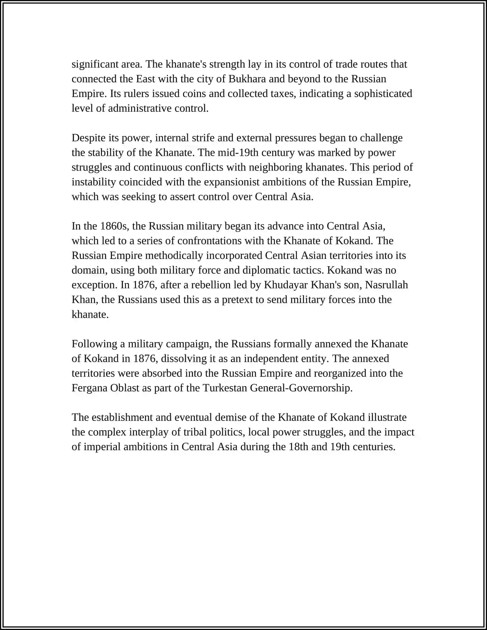 KHANATE OF KOKAND 4