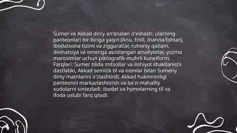 Qadimgi Mesopatamiyani diniy etiqotlari 4