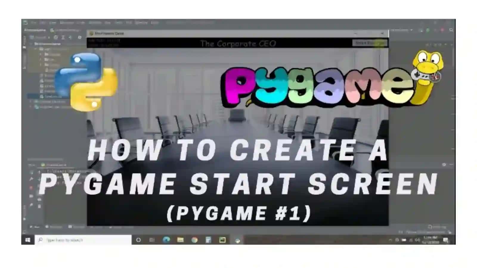 PyGame. PyGame kutubxonasi 4